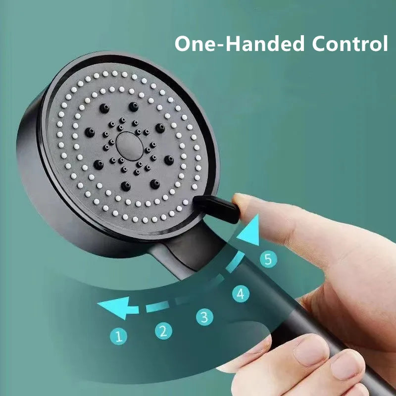 5 Modes Shower Head Adjustable