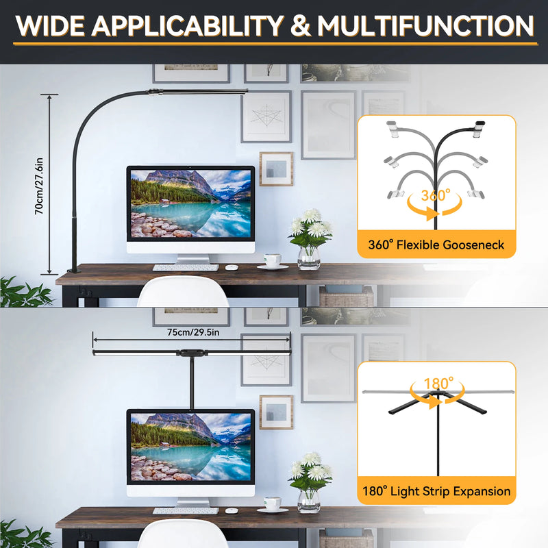 Double Head LED Desk Lamps