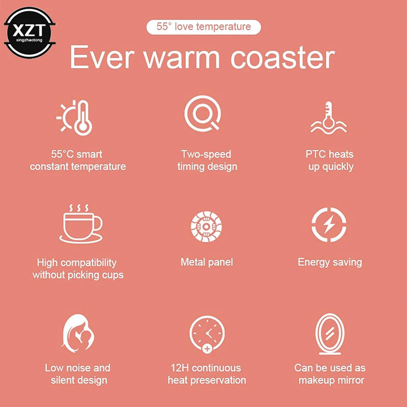 Home Mug Heater Smart Heating Coasters