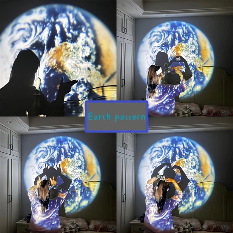 Moon Earth Projector